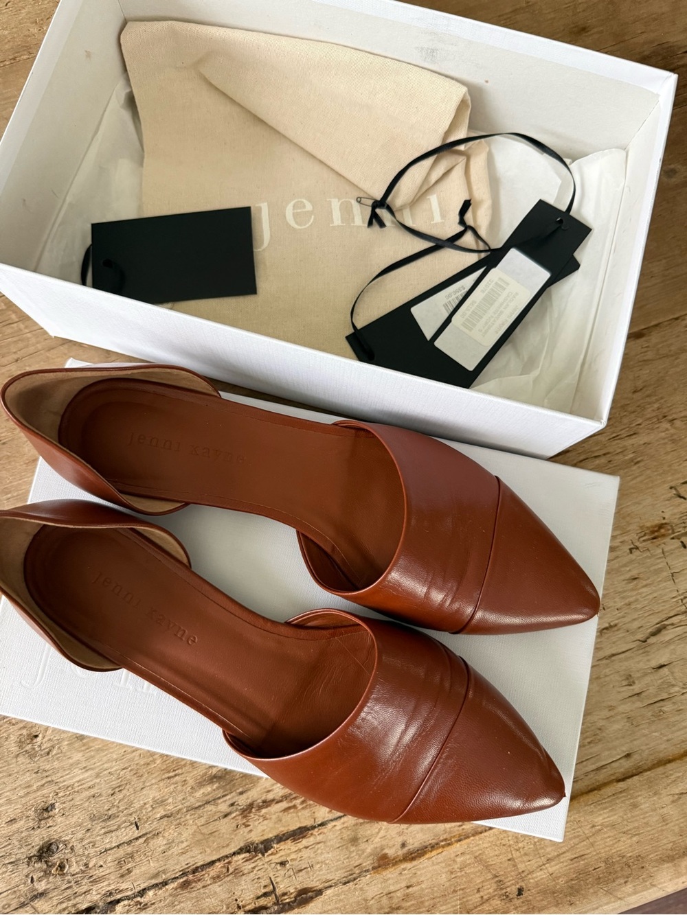 Jenni Kayne D’Orsay Nappa Saddle Flats